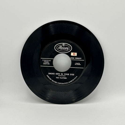 The Platters - Smoke Gets In Your Eyes / No Matter What You Are (7", Single)